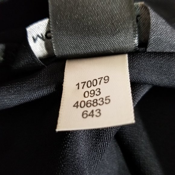 Moda International Black Backless Dress Size XXS Long Sleeve Bodycon Vintage USA - Picture 9 of 9